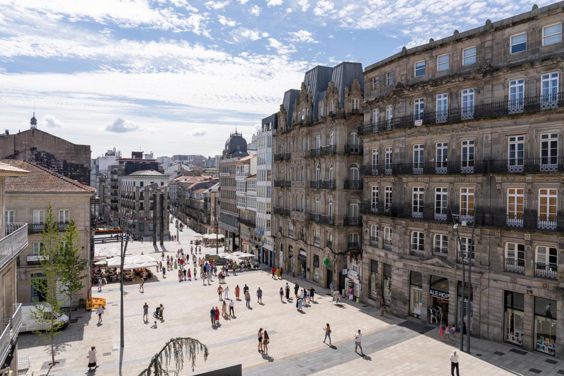 Hotel Alda Puerta Del Sol Vigo Dış mekan fotoğraf