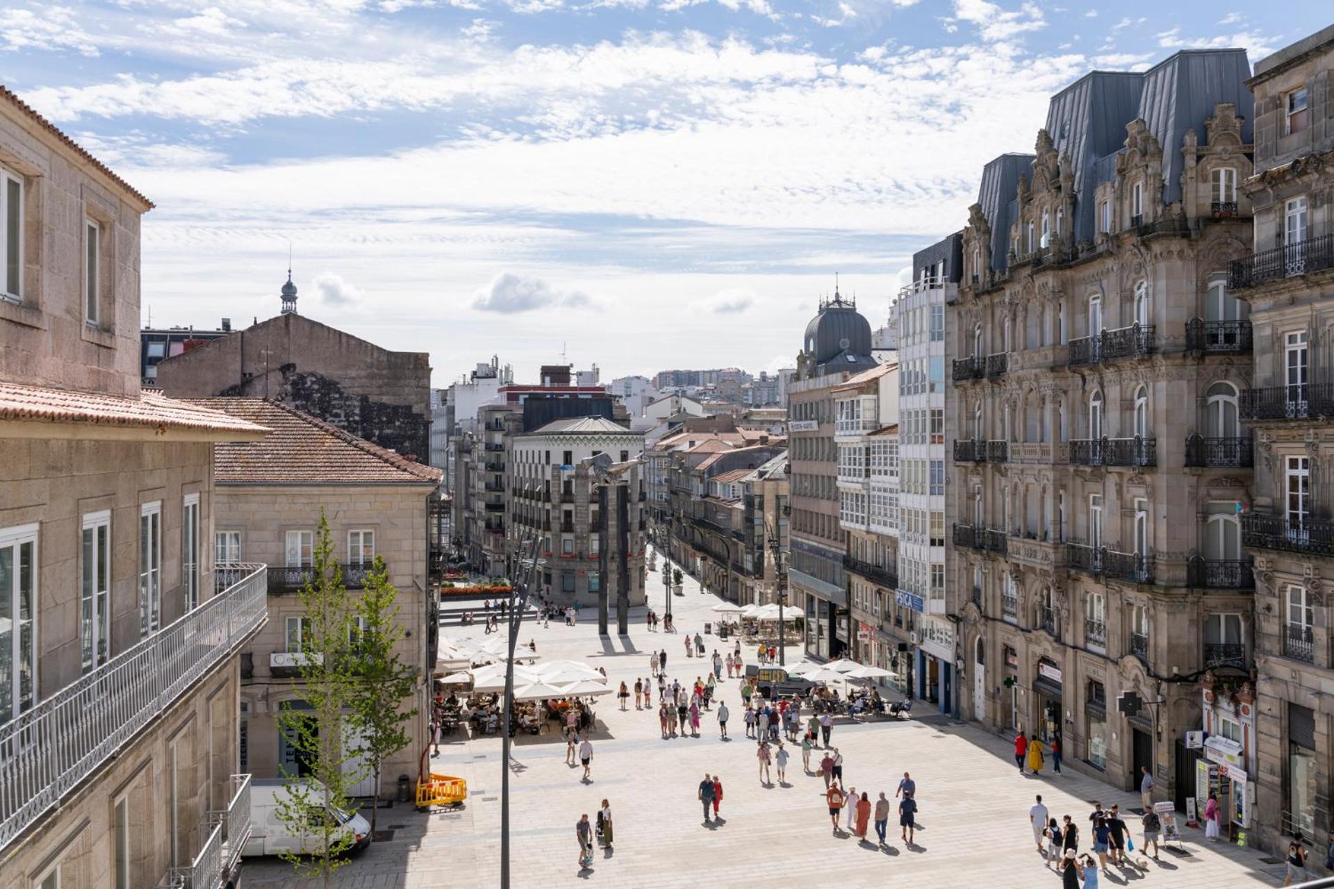 Hotel Alda Puerta Del Sol Vigo Dış mekan fotoğraf